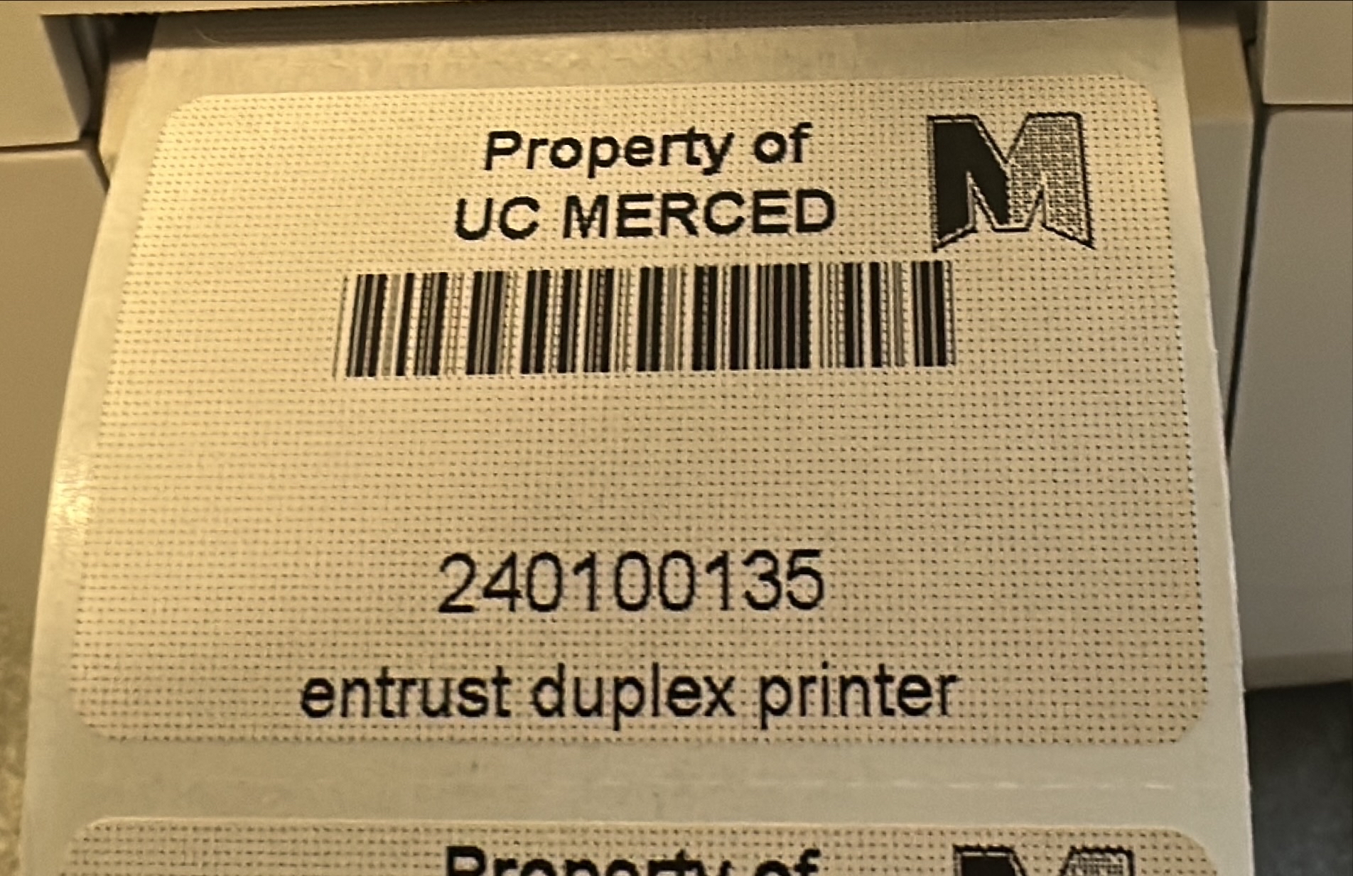 Updated UC Merced specific asset tag